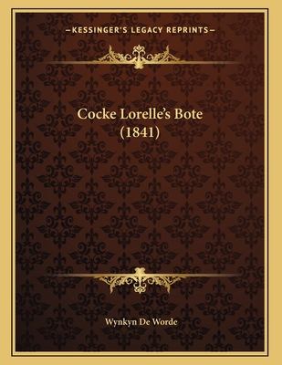 Cocke Lorelle's Bote (1841) 1167333160 Book Cover