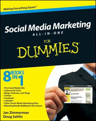 Social Media Marketing All-In-One for Dummies 0470584688 Book Cover