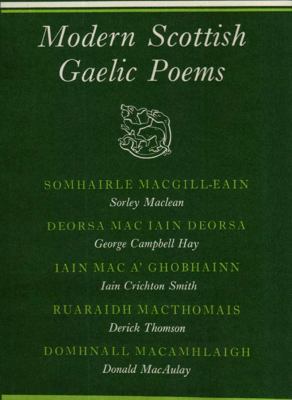Modern Scottish Gaelic Poems: A Bilingual Antho... 0811206319 Book Cover