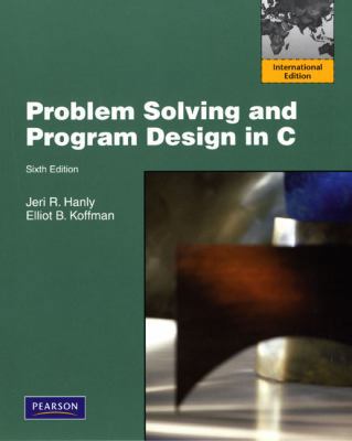 Problem Solving and Program Design in C 0321601513 Book Cover