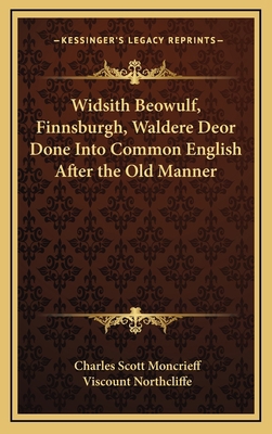 Widsith Beowulf, Finnsburgh, Waldere Deor Done ... 1163342394 Book Cover