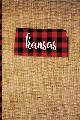 Kansas: 6 X 9 108 Pages: Buffalo Plaid Kansas S... 1726394433 Book Cover