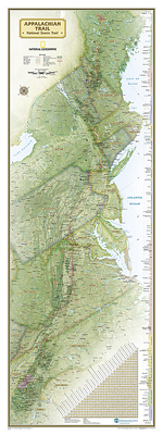 National Geographic Appalachian Trail Wall Map ... 1566957672 Book Cover