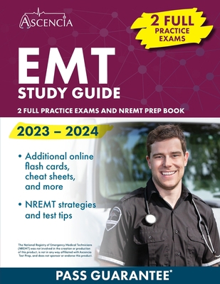 EMT Study Guide 2023-2024: 2 Full Practice Exam... 1637984553 Book Cover