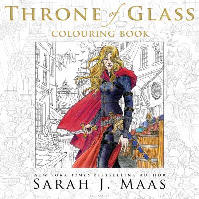 The Throne of Glass Colouring Book B01N6YI3MQ Book Cover