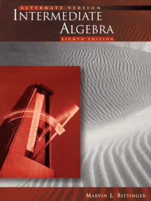 Intermediate Algebra, Alternate Version 0201636727 Book Cover