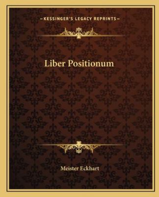 Liber Positionum 1162889454 Book Cover