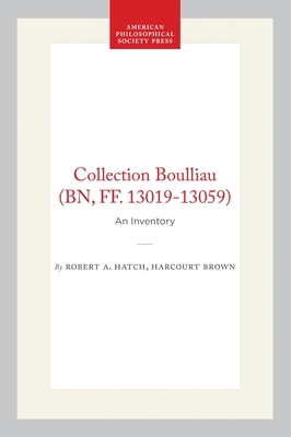 Collection Boulliau (Bn, Ff. 13019-13059): An I... 0871699842 Book Cover