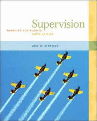 Supervision: Managing for Results 0073545082 Book Cover