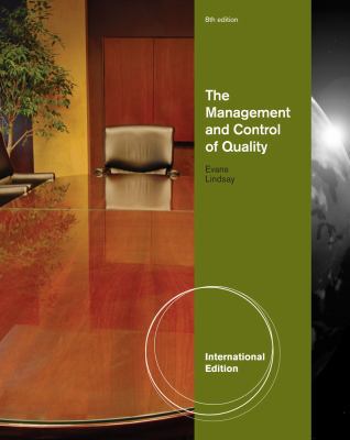 The Management and Control of Quality 0538452609 Book Cover