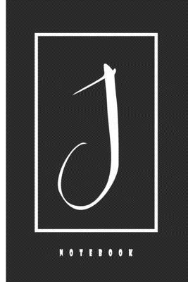 J | Monogram Initial Notebook: Lined Notebook / Journal Gift, 110 Pages, 6x9, Soft Cover, Matte Finish