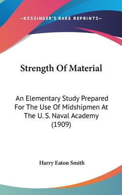 Strength Of Material: An Elementary Study Prepa... 1120791065 Book Cover