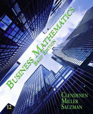 Business Mathematics Brief 013254587X Book Cover