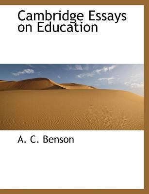 Cambridge Essays on Education 1140144537 Book Cover