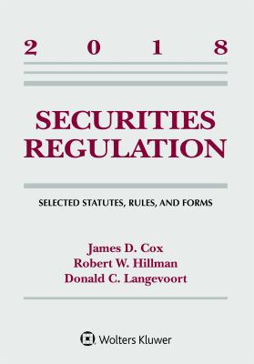 Securities Regulation: Selected Statutes, Rules... 1454894601 Book Cover