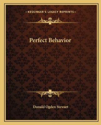 Perfect Behavior 1162679239 Book Cover