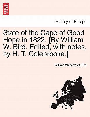 State of the Cape of Good Hope in 1822. [By Wil... 1240925409 Book Cover