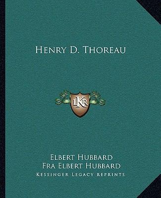 Henry D. Thoreau 1162888164 Book Cover