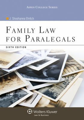 Family Law for Paralegals 1454816481 Book Cover