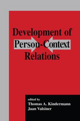 Development of Person-context Relations 1138876496 Book Cover
