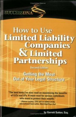 How to Use Limited Liability Companies & Limite... 0971354901 Book Cover