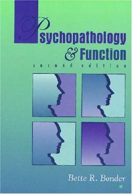 Psychopathology and Function 1556422709 Book Cover