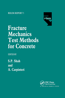 Fracture Mechanics Test Methods For Concrete 0367865890 Book Cover