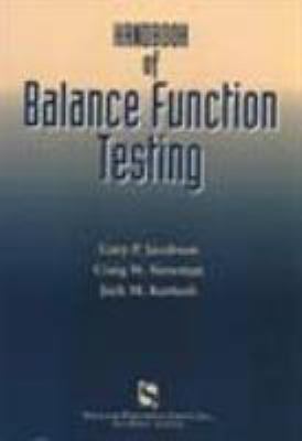 Handbook of Balance Function Testing 1565939077 Book Cover