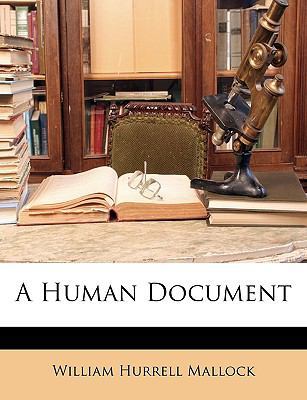 A Human Document 1147043140 Book Cover