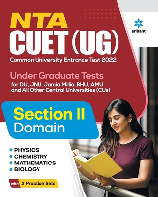 NTA CUET UG 2022 Section 2 Physics, Chemistry, ... 9326195678 Book Cover