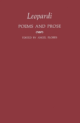 Leopardi: Poems and Prose 0313257698 Book Cover