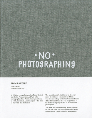 Timm Rautert: No Photographing 3869303220 Book Cover