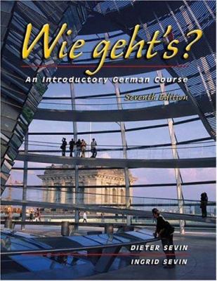 Wie Geht's?: An Introductory German Course [Wit... 0030352533 Book Cover