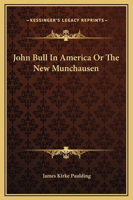 John Bull In America Or The New Munchausen 1169255647 Book Cover