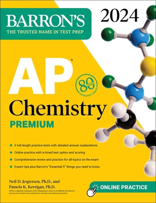 AP Chemistry Premium, 2024: 6 Practice Tests + ... 1506287654 Book Cover
