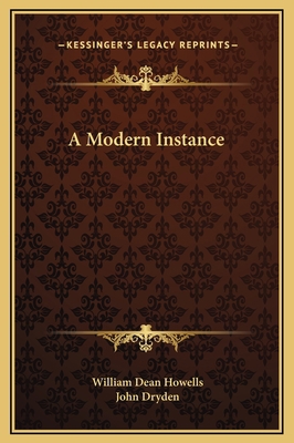 A Modern Instance 1169337457 Book Cover