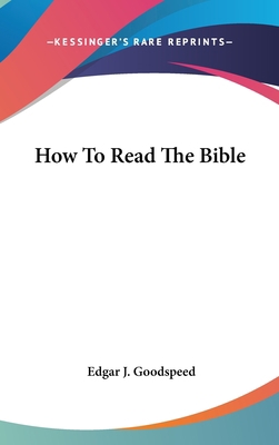 How To Read The Bible 1120107733 Book Cover