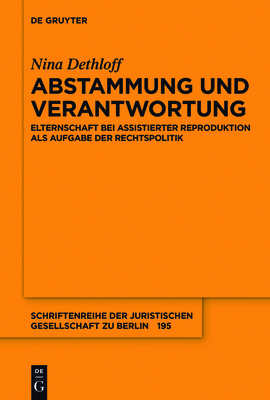 Abstammung und Verantwortung [German] 3110558696 Book Cover