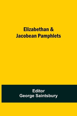 Elizabethan & Jacobean Pamphlets 9354751318 Book Cover