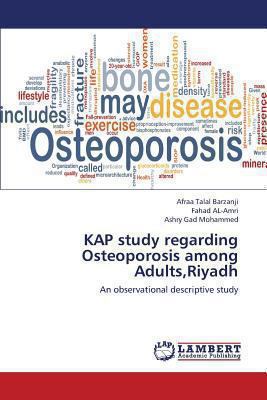 Kap Study Regarding Osteoporosis Among Adults, ... 3659398764 Book Cover