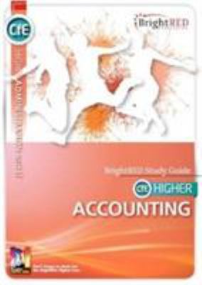 CfE Higher Accounting Study Guide (Bright Red S... 1906736898 Book Cover