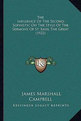 The Influence Of The Second Sophistic On The St... 1164162640 Book Cover