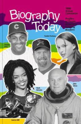 Biography Today 1999 Annual Cumulation: Profile... 0780803701 Book Cover