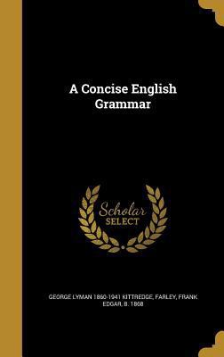 A Concise English Grammar 1360801553 Book Cover