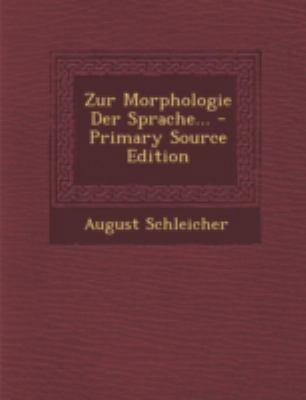 Zur Morphologie Der Sprache... [German] 1293680206 Book Cover