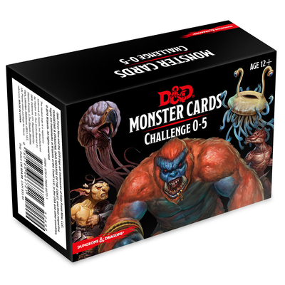 Game Dungeons & Dragons Spellbook Cards: Monsters 0-5 (D&D Accessory) Book