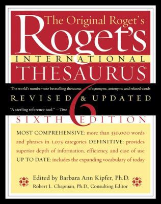 Roget's International Thesaurus, 6th Edition 0060935448 Book Cover