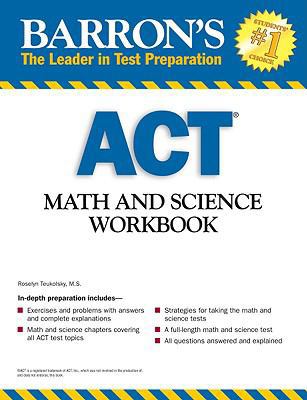 Barron's ACT: Math and Science 0764140345 Book Cover