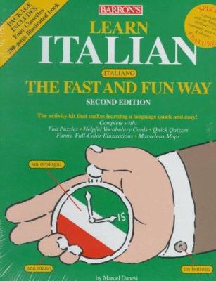 Learn Italian the Fast and Fun Way with Cassettes 0764170252 Book Cover