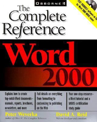 Word 2000: The Complete Reference 0072119691 Book Cover